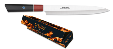 Tokisu YANAGIBA Knife 23cm G10 Brown