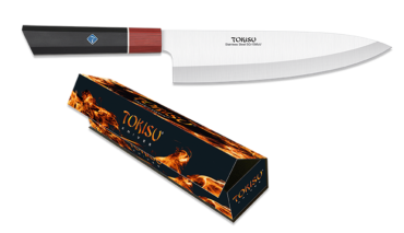 Tokisu GYUTO Knife 21.5cm G10 Brown