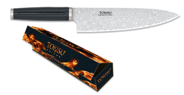 Tokisu GYUTO Damascus Knife 21.5cm