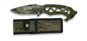 Faca Albainox APALACHEE Camo / Verde 8,3 cm