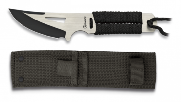 Albainox Black Satin Knife - Total 19 cm