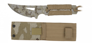 Faca Albainox Camo Coyote - Total 19 cm