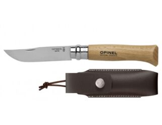 Opinel Nº8 Stainless Steel with Belt Bag